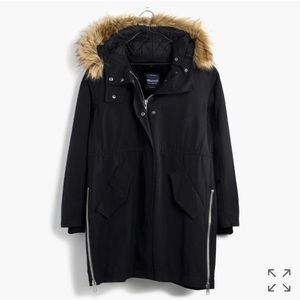 Madewell side zip field parka